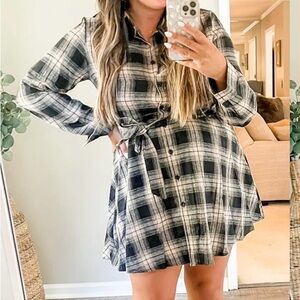 Plaid Dress